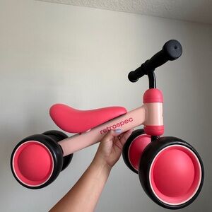 Retrospec Bicycles Cricket Mini 6" Kids'
Balance Bike - Blush